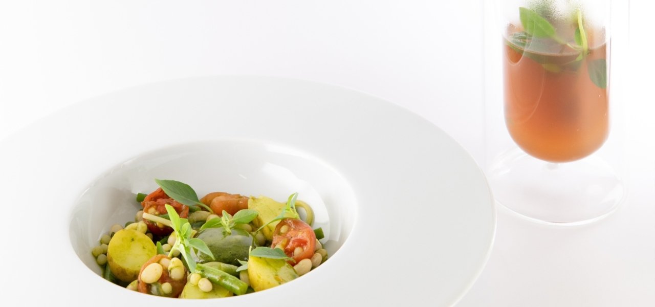 Xavier Mathieu's Table - Gourmet dish - Wine Paths