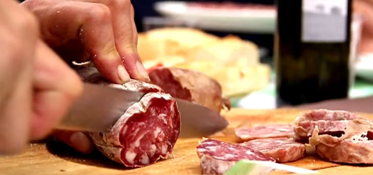 Handmade salami